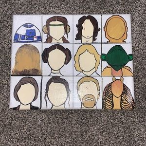 STAR WARS character painting